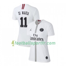 Tenue Paris Saint Germain Di Maria 11 Jordan Blanc Féminine Troisième 2018-2019 Maillot de Foot